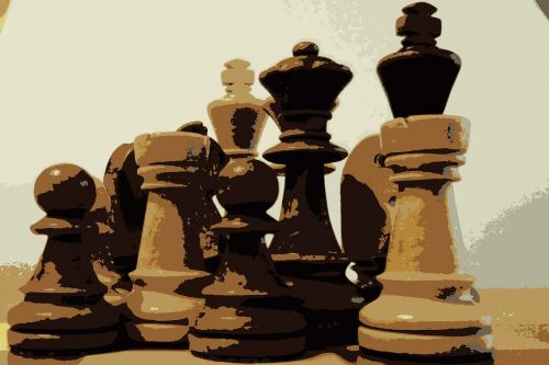 Šachmatai, Šachmatų Figūros, Garso Atskyrimas, Karalius, Ūkininkai, Lady, Žaisti, Bokštas
