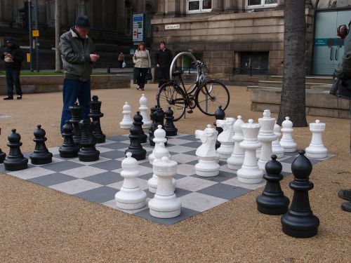 Šachmatai, Gražus, Gatvės Vaizdas