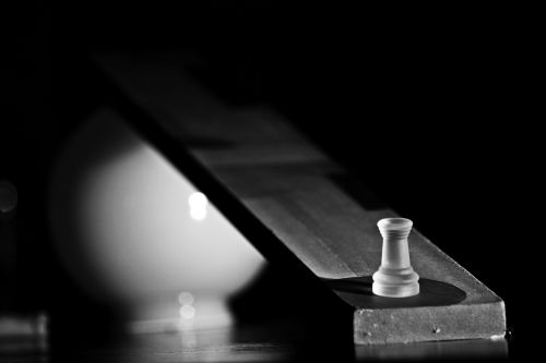 Šachmatai, Bokštas, Juoda Ir Balta, Juoda Ir Balta Nuotrauka