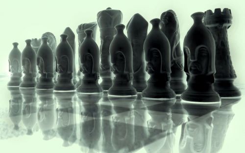 Šachmatų Žaidimas, Juoda Balta, Šachmatų Figūros, Šachmatai