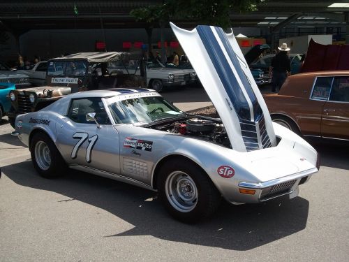 Chevrolet Corvette, Stingray, Automatinis, Lenktyninis Automobilis, Sidabras, Mus Showcar