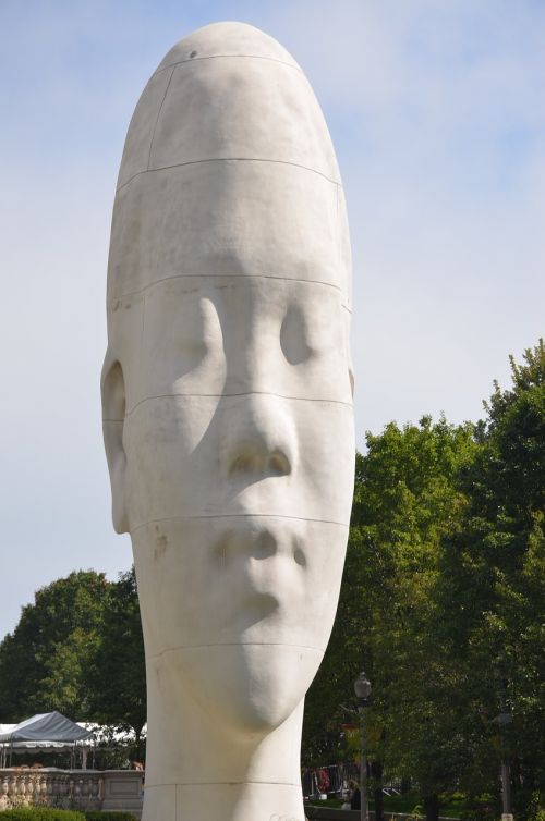 Galva, Skulptūra, Balta, Čigonai, Centro, Naujas Tūkstantmečio Parkas, Illinois