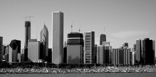 Čigonai, Miestas, Panorama, Architektūra, Illinois, Pastatas, Dangoraižis, Kelionė, Centro, Chicago Skyline