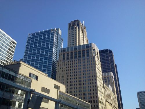 Čigonai, Dangoraižis, Pastatai, Miestas, Centro, Illinois, Miesto Panorama