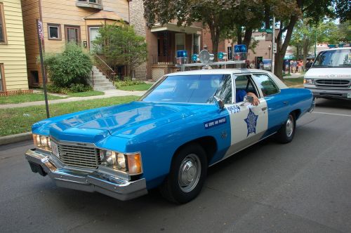 Čigonai, Policija, Impala, 1974, Chevy, Chevrolet