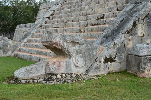 Chichen Itza, Šventykla, Ruinas, Meksika, Maia, Yukatanas, Stulpeliai
