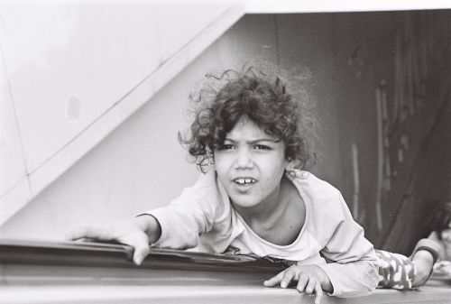 Vaikas, Istanbulas, Taksim, Važiuojantis Laiptai, Eskalatorius