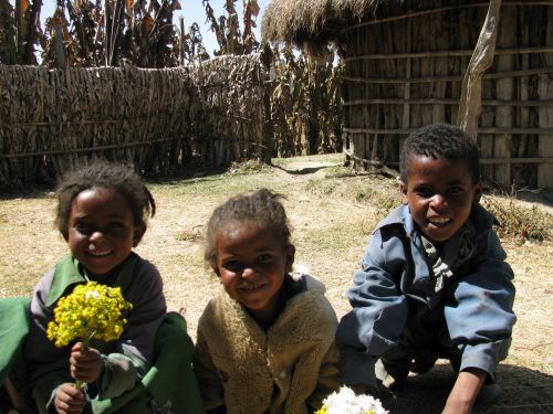 Vaikai, Afrika, Etiopijos Kaimas, Afrikos Vaikai, Vaikas, Etiopija, Vaikas, Gyvenimas, Žmonės, Kaimas
