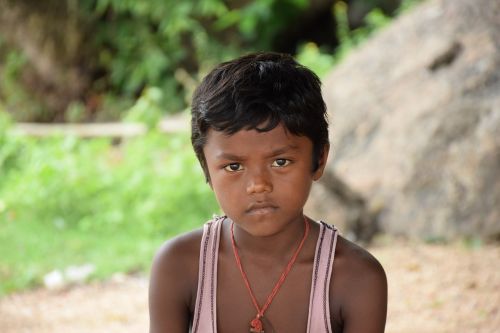 Vaikai, Purulia, Vakarų Bengalijos, Indija, Arijit Nuotrauka