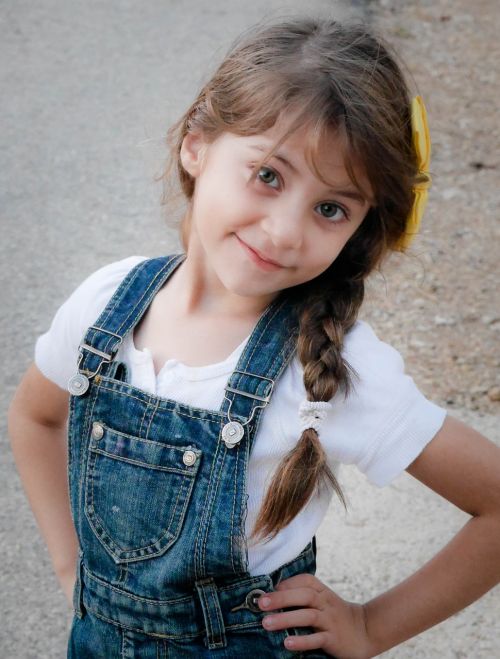 Palestinos Vaikai, Nekaltumas, Mergaitė, Portretas, Šypsena, Džinsai
