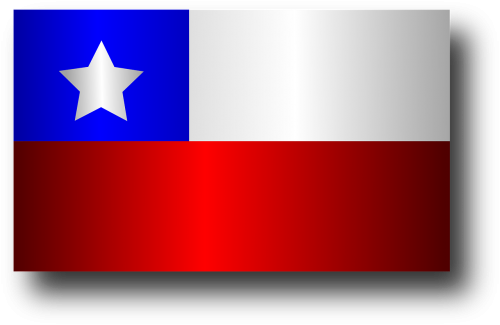 Čile, Chilean, Vėliava, Šalis, Nemokama Vektorinė Grafika