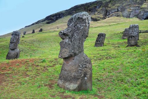 Čile, Velykų Sala, Moai, Rapa Nui, Skulptūra