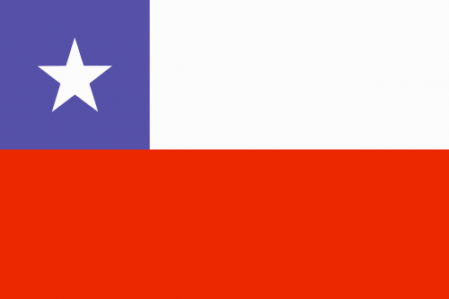 Čile, Vėliava, Nacionalinis, Simbolis, Patriotinis, Patriotizmas, Žvaigždė, Mėlynas, Kvadratas, Raudona, Balta, Kantonas, Nemokama Vektorinė Grafika