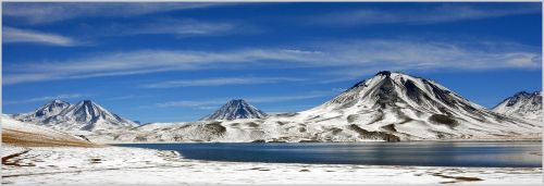 Čile, Kalnai, Andes, Bergsee, Laguna Miscanti