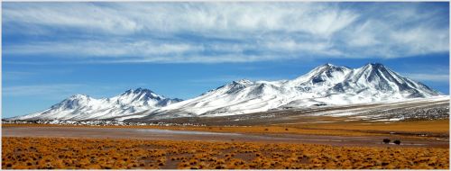 Čile, Andes, Kraštovaizdis, Sniego Kalnai