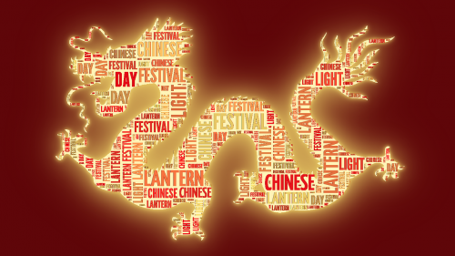 Kinija, Taivanas, Kinijos Žibinto Festivalis, Kinijos Žibinto Diena, Žibintų Festivalis, Drakonas, Tag Cloud, Žodis Debesis, Kinų Drakonas, Burgundija