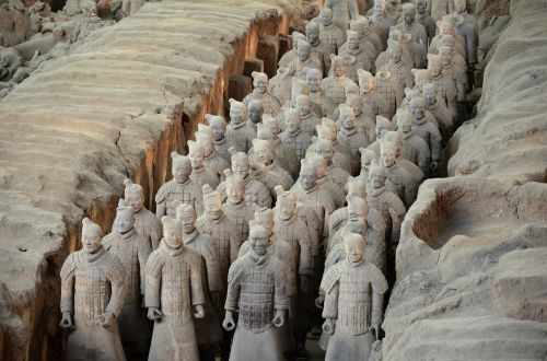 Kinija, Xian, Mauzoliejus, Imperatorius, Qin, Terakotos Armijos, Palaidota Kariuomenė, Meno Kūrinys, Imperatorius Qinas, Istorija, Pasaulio Žmonijos Paveldas