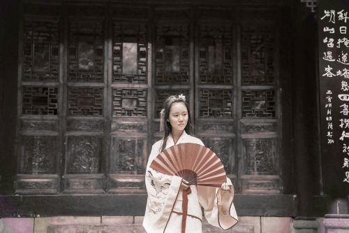 Kinija, Senovė, Mergaitės, Tonas Pratimai, Asija, Apranga, Kimono, Tradicinis, Ventiliatorius