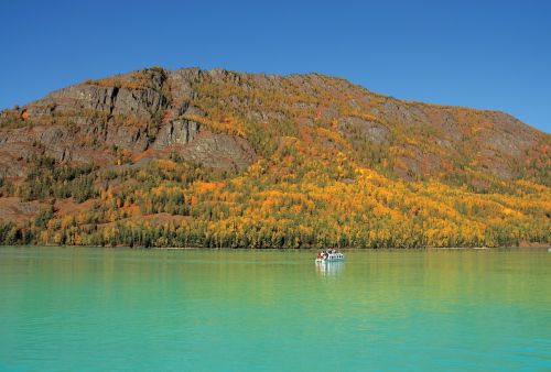 Kinija, Kala Si Ežeras Xinjiang, Kraštovaizdis