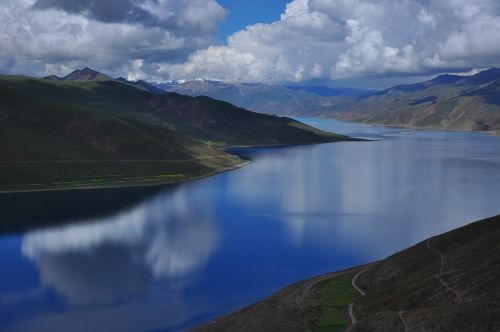 Kinija, Tibetas, Yamdrok Ežeras
