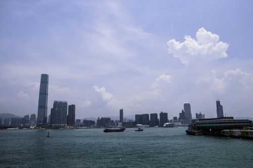 Kinija, Honkongas, Viktorijos Uostas, Uostas, Kraštovaizdis