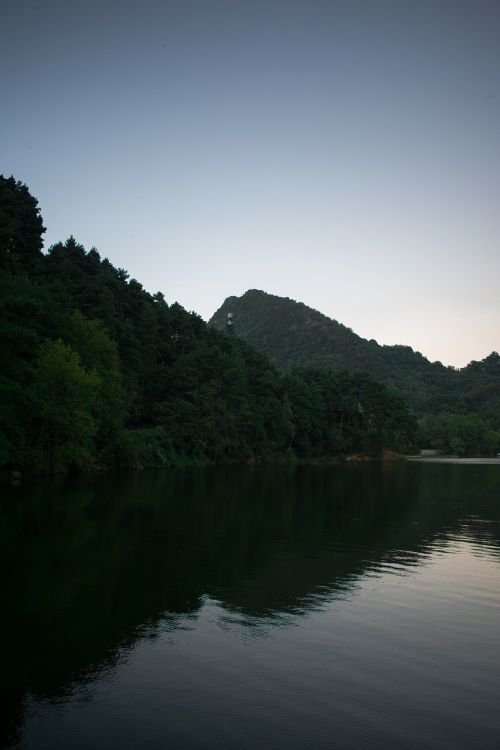 Kinija, Guizhou, Guiyang, Qiangshan Parkas, Liling Suvenyras, Kraštovaizdis