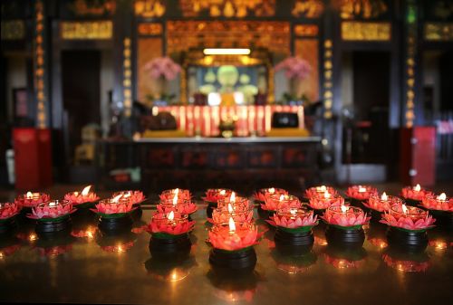 Kinai, Šventykla, Asian, Asija, Religija, Kultūra, Kinija, Architektūra, Religinis, Raudona, Žvakė, Žvakės, Dvasinis