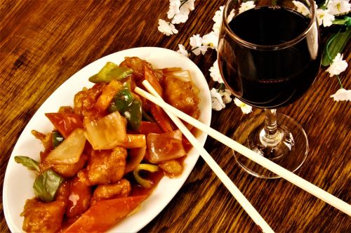 Kinų Maistas, Restoranas, Vynas