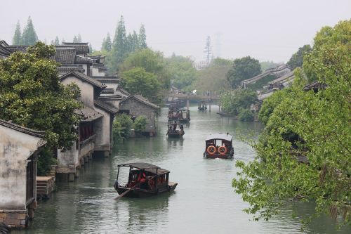 Kinų Namai, Kinijos Vandens Kelias, Kinų Pastatai, Kinijos Gyvenimas