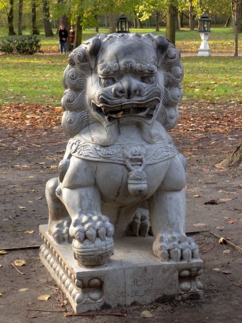 Kinų Liūtas, Skulptūra, Sodas, Kinai, Architektūra, Parkas, Lenkija, Muziejus, Simbolis, Tradicija