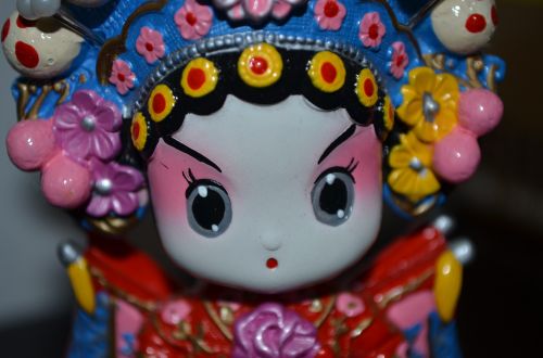Bobblehead,  Lėlės,  Žaislas,  Kultūra,  Kinija,  Opera,  Veido,  Makiažas,  Žmonės,  Simboliai,  Kinų Operos Bobblehead (A)