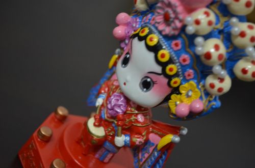 Bobblehead,  Lėlės,  Žaislas,  Kultūra,  Kinija,  Opera,  Veido,  Makiažas,  Žmonės,  Simboliai,  Kinų Operos Bobblehead (C)