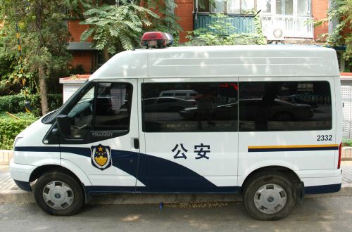Policija,  Iš,  Transporto Priemonė,  Kinija,  Pekinas,  Kinijos Policija