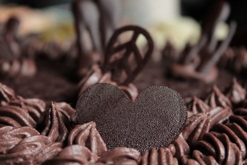 Šokoladas, Širdis, Meilė, Tortas, Lašai, Romantiškas, Valentino Diena