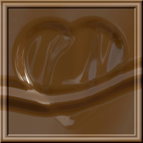 Šokoladas,  Širdis,  3D,  Stiklas,  Rėmas,  Fonas,  Juosta,  Poveikis,  Šokolado Širdis