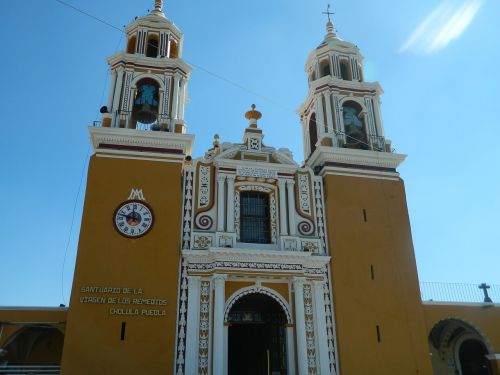 Cholula, Puebla, Meksika, Bažnyčia, Turizmas, Kultūra