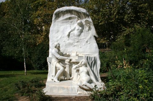 Chopinas, Fortepijonas, Muzika, Paminklas, Parc Monsoau, Paris