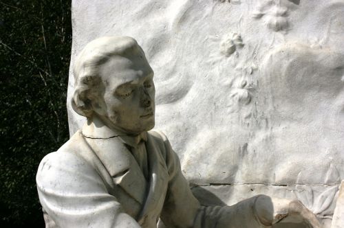 Chopinas, Skulptūra, Paminklas, Parc Monsoau, Paris