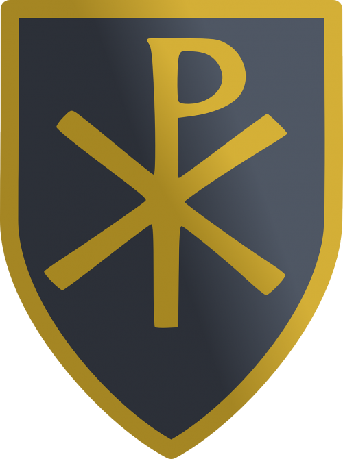 Krikščionis, Skydas, Labarum, Simbolis, Crest, Emblema, Herbas, Nemokama Vektorinė Grafika