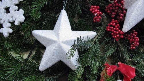 Kalėdos, Adventas, Žvaigždė, Kalėdų Puošimas, Žalias, Xmas, Balta, Kalėdų Laikas, Kalėdų Giesmė