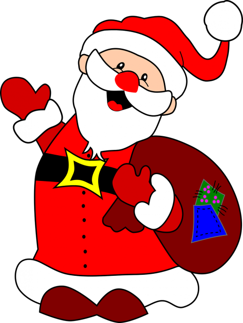 Kalėdos, Claus, Komiksai, Santa, Nemokama Vektorinė Grafika