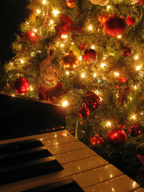 Kalėdos, Muzika, Fortepijonas, Šventė, Kalėdų Muzika, Muzikinis, Instrumentas, Gruodžio Mėn ., Apdaila, Sezoninis