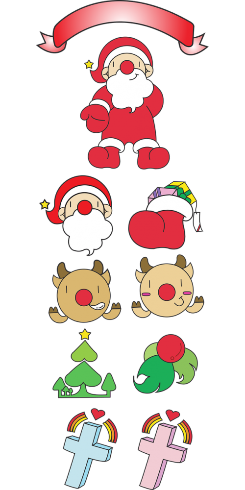 Kalėdos, Santa, Kalėdų Senelis, Nemokama Vektorinė Grafika