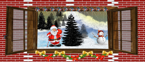 Kalėdos, Linksmų Kalėdų, Šventė, Kalėdinis Ornamentas, Kalėdų Senelis, Raudona, Partijos, Gruodžio Mėn ., Laimingas, Noel, Džiaugsmas, Pateikti, Kalėdų Šeima, Kalėdų Naktis, Langai, Sniegas, Kortelė