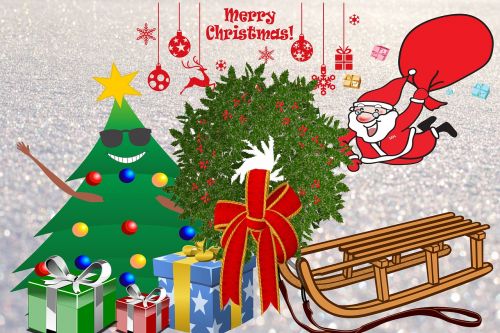 Kalėdos, Festivalis, Eglė, Linksmų Kalėdų, Dovanos, Kalėdų Senelis, Apdaila, Spalva, Raudona, Išvakarės, Tradicija, Žiema