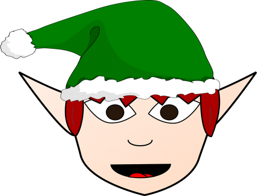 Kalėdos, Elfas, Šventė, Nemokama Vektorinė Grafika