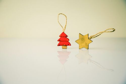 Kalėdos, Apdaila, Žvaigždė, Medis, Žyma