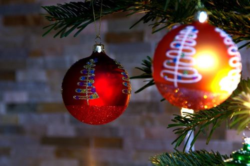 Kalėdų Papuošalas, Kalėdos, Weihnachtsbaumschmuck, Kalėdų Papuošalai, Kalėdinis Ornamentas, Raudona, Kalėdų Laikas