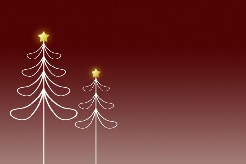 Kalėdinis Atvirukas, Raudonas Fonas, Kalėdos, Pasveikinimas, Medis, Raudona, Kortelė, Linksmų Kalėdų