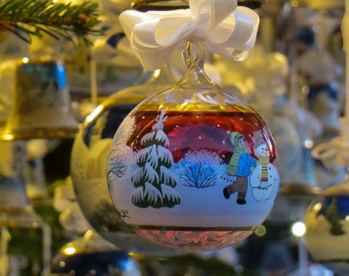 Kalėdinis Ornamentas, Stiklo Menas, Kalėdų Papuošalai, Weihnachtsbaumschmuck, Stiklo Rutulys, Kalėdos, Kalėdų Rinka, Kalėdų Bude, Kalėdų Papuošalas